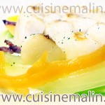 Noix de Saint Jacques poêlées et ses légumes