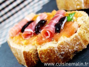 Pan con Tomate saveur d'Espagne par Cuisine Malin. #PainTomate, #Pain, #Tomate, #CuisineMalin, #Iberique, #Jambon, #EntreeFraicheur, #PainHuileTomateJambon