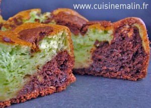 Cake au Chocolat Facile Pistache par Cuisine malin