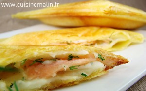 Tourte au saumon Légère & raffinée par Cuisine Malin