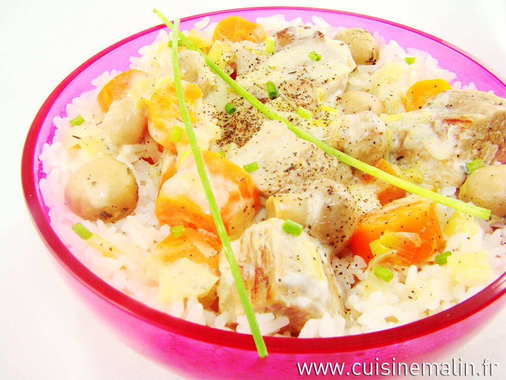 Recette de la Blanquette de Veau par Cuisine Malin