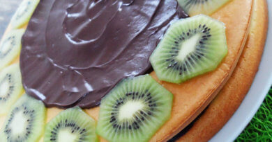 Gâteau Kiwis Chocolat Noir Cuisine Malin